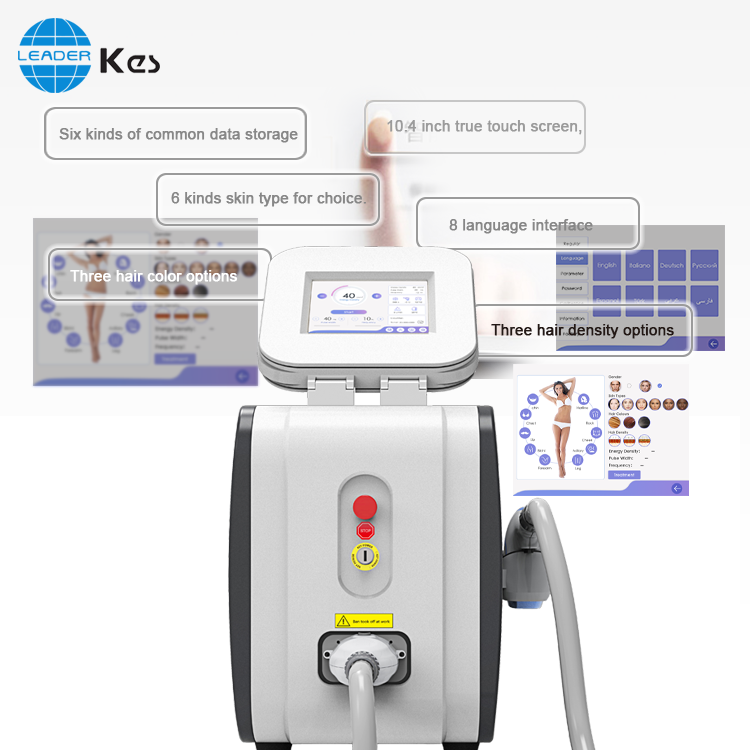 808 hair removal Epilzione Machine diode laser KES