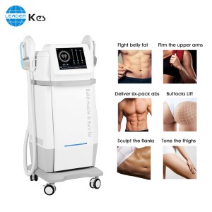 4 handle ems rf fat removal slimming body muscle ems machine