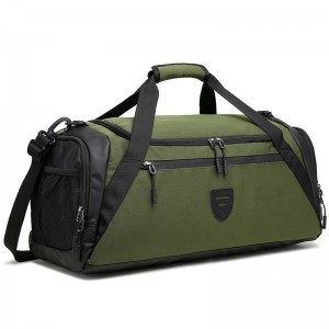 Multi Fungsional Single Shoulder Olahraga Genggam Travel Gym Duffle Bag dengan Kompartemen Kering dan Basah dan Kapasitas Besar