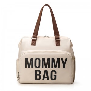 ကြီးမားသောစွမ်းရည် ဘက်စုံသုံး 3-in-1 Insulated Diaper Bag Maternity Bag Mommy ကျောပိုးအိတ်