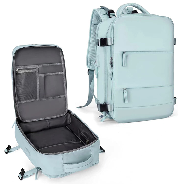 Mochila de escuela secundaria de viaje de viaje corto también bolsa de pañales de mamá con compartimentos húmedos y secos y gran capacidad