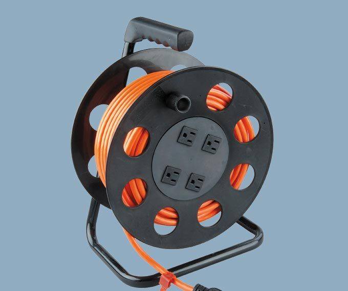 100Ft Cable Reel With 4 Outlet