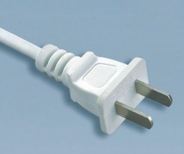 2 Prong Plug China Power Cord