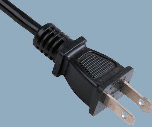 America 2 Prong AC Power Cord NEMA 1-15P