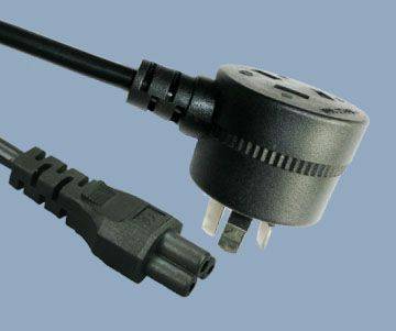 Australia Piggyback to IEC C13 Power Cord