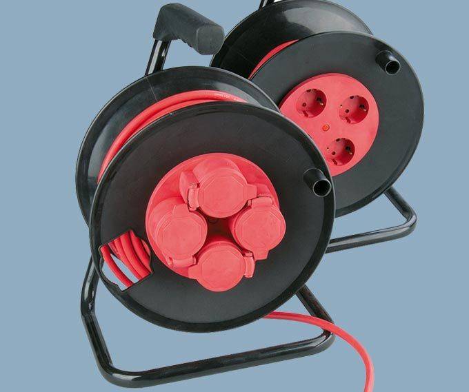 Extension Cable Reels (IP20) IP44 With Caps German Type Plug Sockets Featured Image