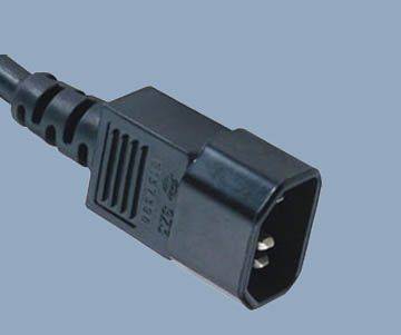 America IEC 320 C14 monitor power cord
