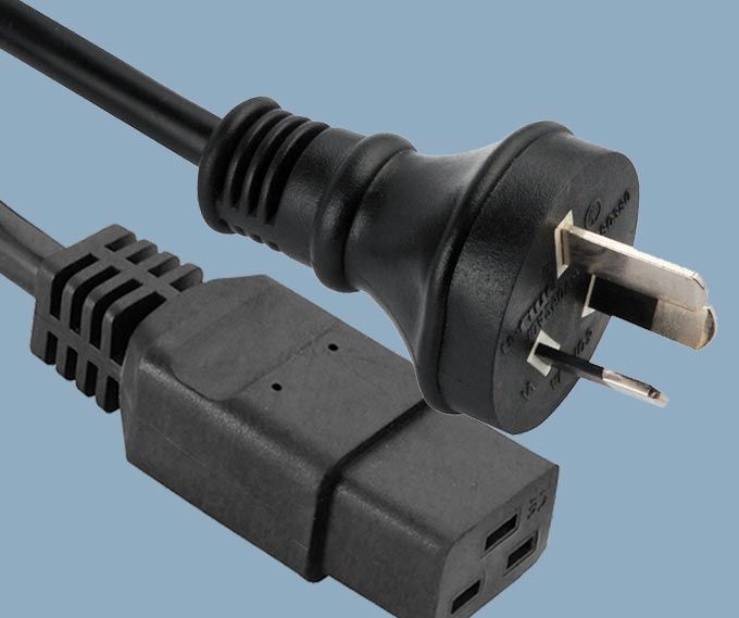 Australia AS/NZ 3112 10A Plug To IEC 60320 C19 Power Supply Cord