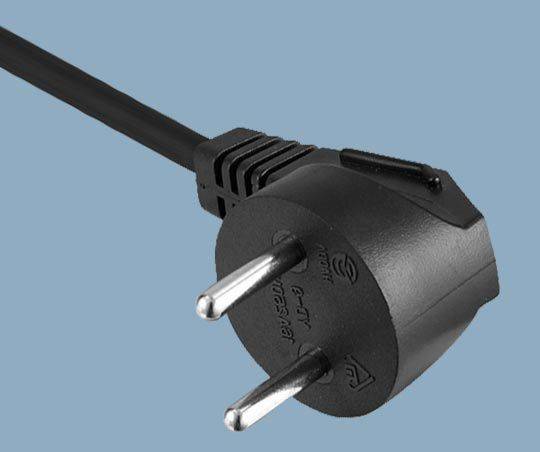 Israel SI-32 Standard 16A 2 Poles SII Angle Plug Power Cord