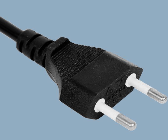 Israel SI32 10A 2 Poles Without Earthing Contact Plug Power Cord