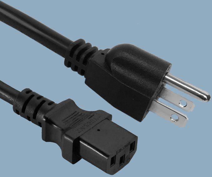 Japan JIS 8303 Plug to IEC 60320 C13 Power Cord