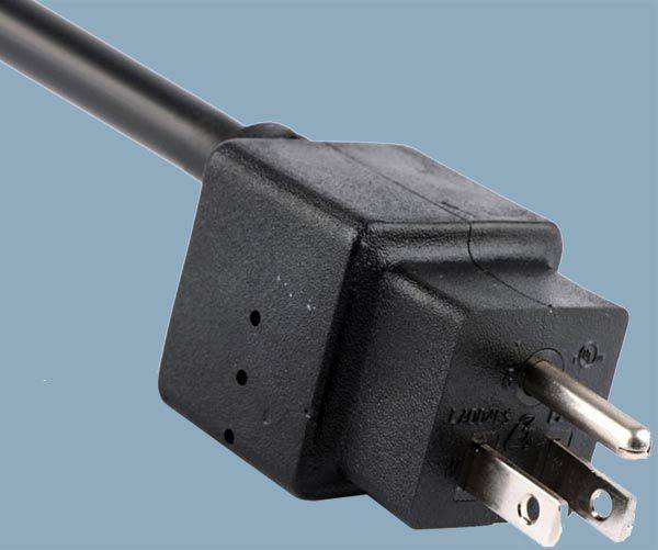 15A 125V NEMA 5-15 Electircal Cord Plug with Over Current Protector