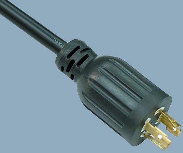20A 250V 3 L14-20P 3 Pole 4 Wire Twist Lock Plug Power Cord