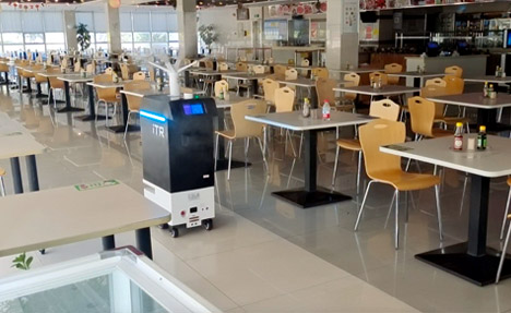iT-Robotics賦能蘭溪電廠360度無死角消毒