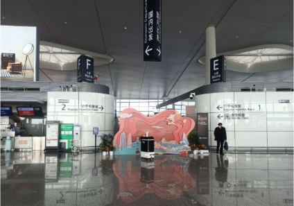 IT-Robotics appeared in Ningbo airport to help epidemic prevention