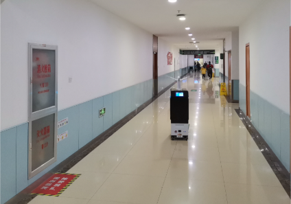 IT-Robotics cleaning, disinfection robot appeared in Shaoxing People’s Hospital to help science and technology epidemic prevention