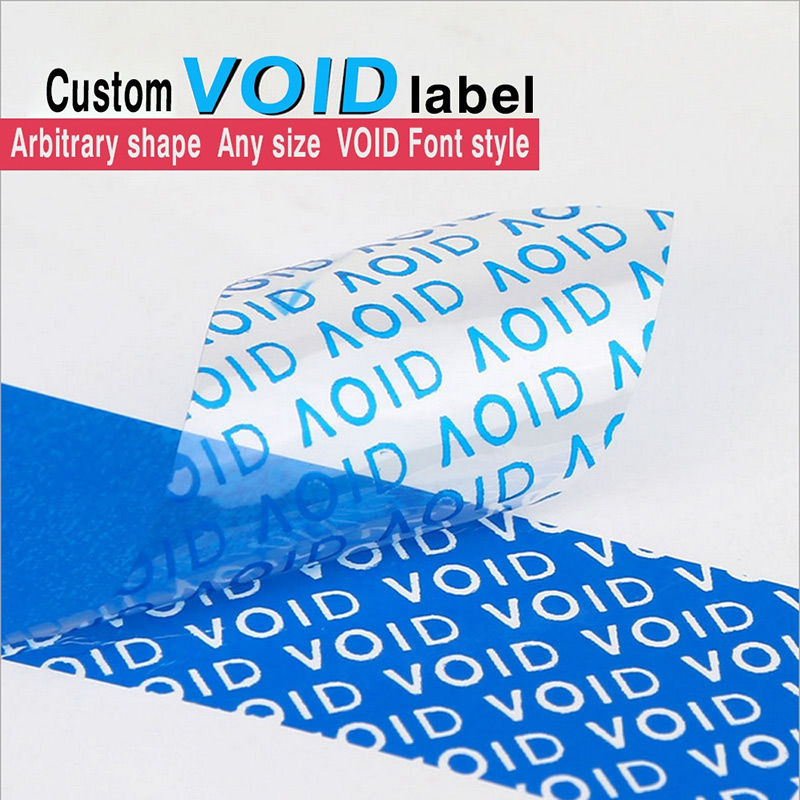 Destructible / VOID Labels & Stickers – perfect for use as a warranty seal