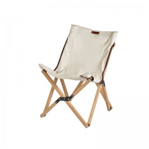 Manufacturer of Camping Furniture - Camping Furniture Portable Outdoor Camping Bamboo Canvas Chair  – Wild Land