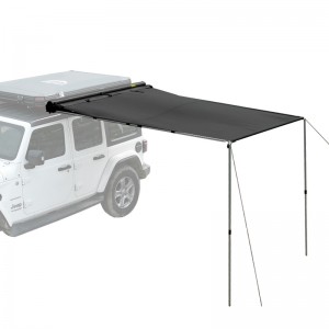 China OEM Land Cruiser Roof Top Tent - Wild Land outdoors 4WD rectangle extendable aluminum car side awning  – Wild Land