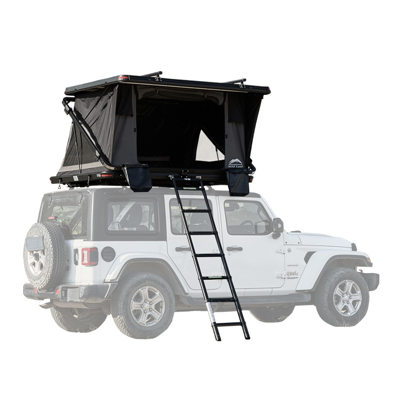 Wild Land 4WD New Style aluminiowy namiot dachowy z twardą skorupą w kształcie litery Z