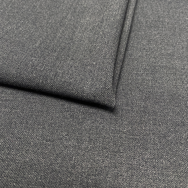 Slàn-reic Black Polyester Rayon Spandex Fabric 4 Way Stretch Fabrics airson neach-dèanamh aodach