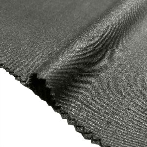 Shiny Grey 70 Polyester 30 Rayon 210 gsm Tr Twill ທີ່ເຫມາະສົມກັບຄຸນນະພາບຂອງຜ້າ