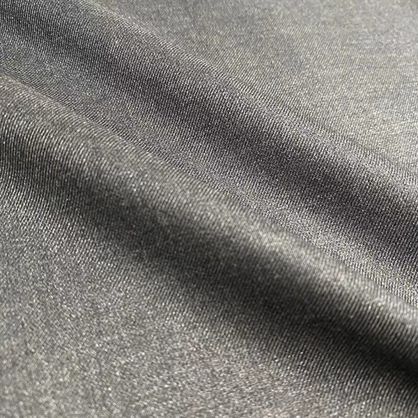 Calidad de la tela para trajes de sarga Tr de 210 g/m², gris brillante, 70 poliéster, 30 rayón