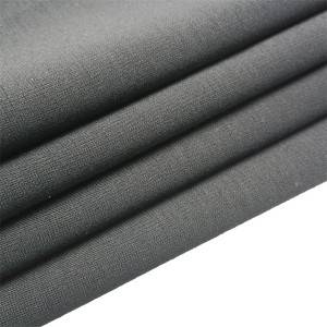 Tesatura elastica neagra tricotata pentru pantaloni