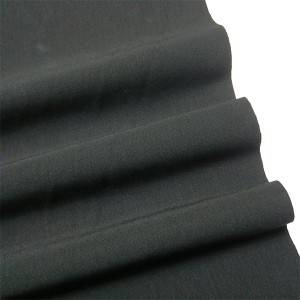 Vải dệt kim co giãn màu đen cho quần