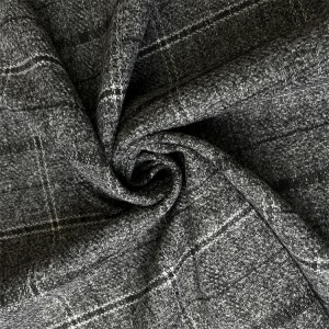 vải pha trộn polyester rayon chải cho áo khoác