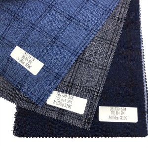 Check Design Viscose/Polyester Plaid Suit Fabric With Spandex YA-CG
