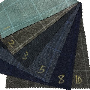 2022 ມາໃໝ່ TR Stretch Fancy Suit Fabrics for Decoration YA-FS