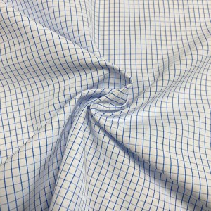 Lupus Tc 58 Polyester 42 Cotton Yarn Dyed Check Fabric