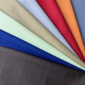 Tissu de costume de mélange de spandex du polyester 27 rayonne 3 du sergé rouge 70