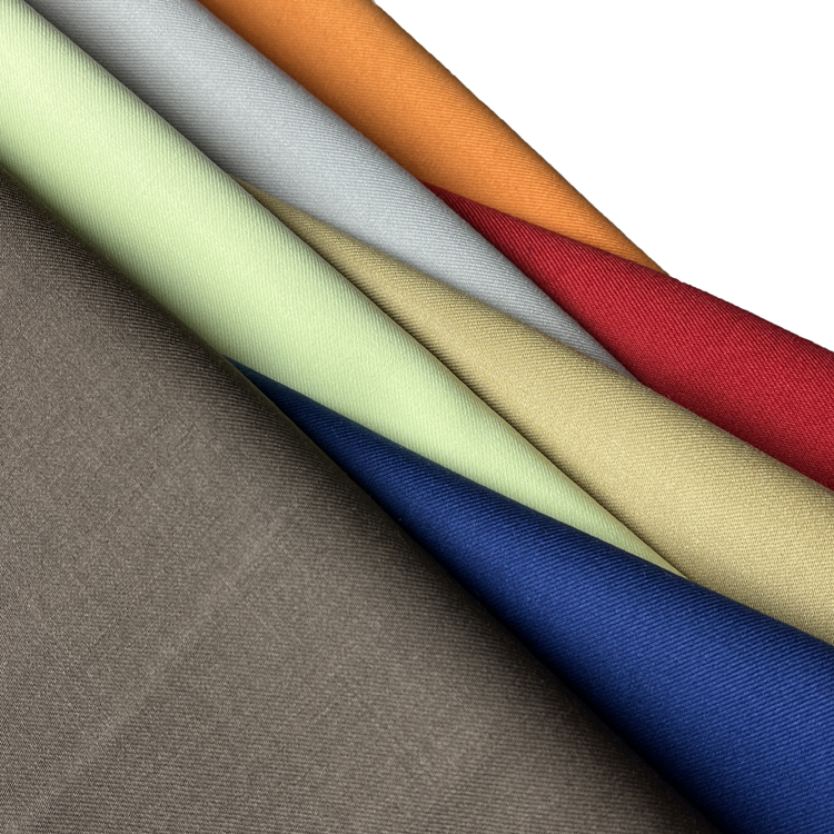 Rød Twill 70 Polyester 27 Rayon 3 Spandex Blend Suit Stoff
