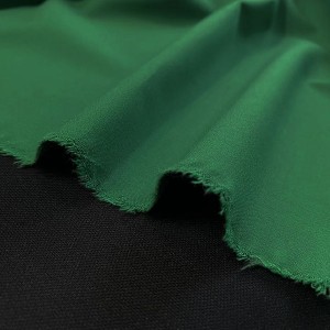 Plain Breathable Polyester Xyoob Spandex Plaub Txoj Kev Stretch Fabric