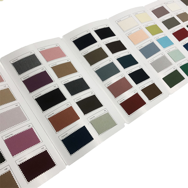 kleurrijke effen twill polyester rayon 4-weg stretch dameskleding pakstof voor de zomer YA5758