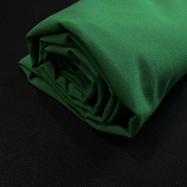 ผ้าสแปนเด็กซ์ไม้ไผ่โพลีเอสเตอร์ระบายอากาศได้ธรรมดาผ้ายืดสี่ทิศทาง