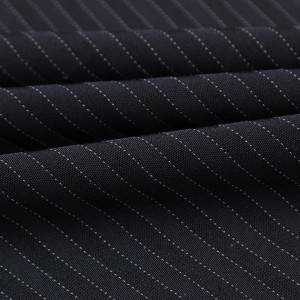 nyt design polyester viskose spandex garn farvet jakkesæt stof