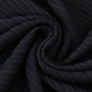 Nový dizajn polyesterovej viskózovej spandexovej priadze farbenej oblekovej látky