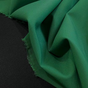 Tavallinen hengittävä polyesteri Bambu Spandex neljään suuntaan joustava kangas