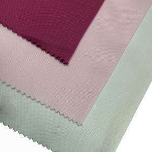 Tecido de camisa de fibra de bambú tecido teñido de fío transpirable personalizado de cor sólida YA8310