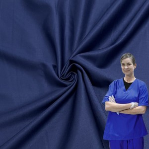 Inofema Bamboo Polyester Spandex Blend Medical Scrubs Fabric Material
