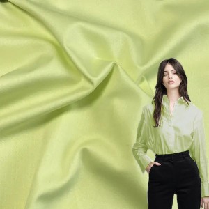 Polyester Bamboo Spandex Stretch Twill Shirt Fabric YA8311