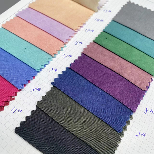 Tessuto per camicie 100% fibra di bambù colorata cravata 8359