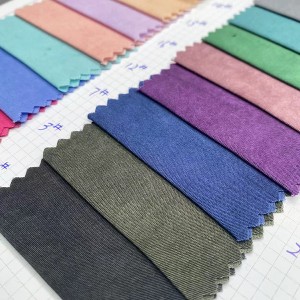 ရောင်စုံချည်ဆိုးထားသော 100% Bamboo Fiber Shirt Fabric 8359