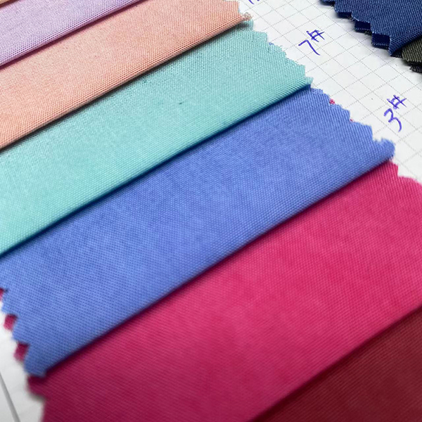 Tessuto per camicie 100% fibra di bambù colorata cravata 8359
