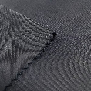 Classis Blue Twill 80 Polyester 20 Viscose Material Blend Fabric