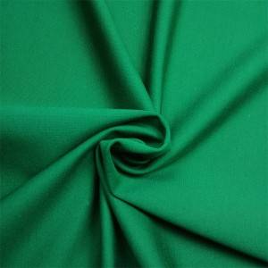 Tessutu di maglia di jersey verde per i pantaloni di donna