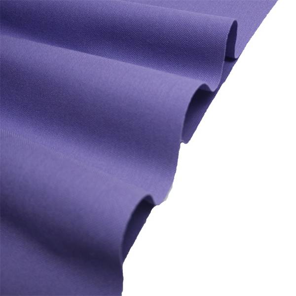 Виолетова вештачка најлон со спандекс растеглива ткаенина за панталони